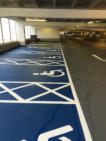 Disabled Bays in Glasgow using Single Pack Epoxy